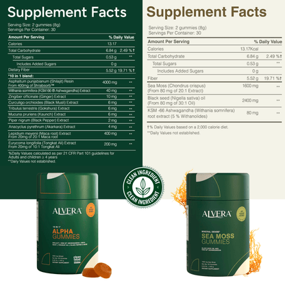 Alvera Peak Performance Sea Moss + Alpha Bundle